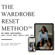 Learn how to declutter your closet and rebuild an intentional wardrobe with The Wardrobe Reset Method