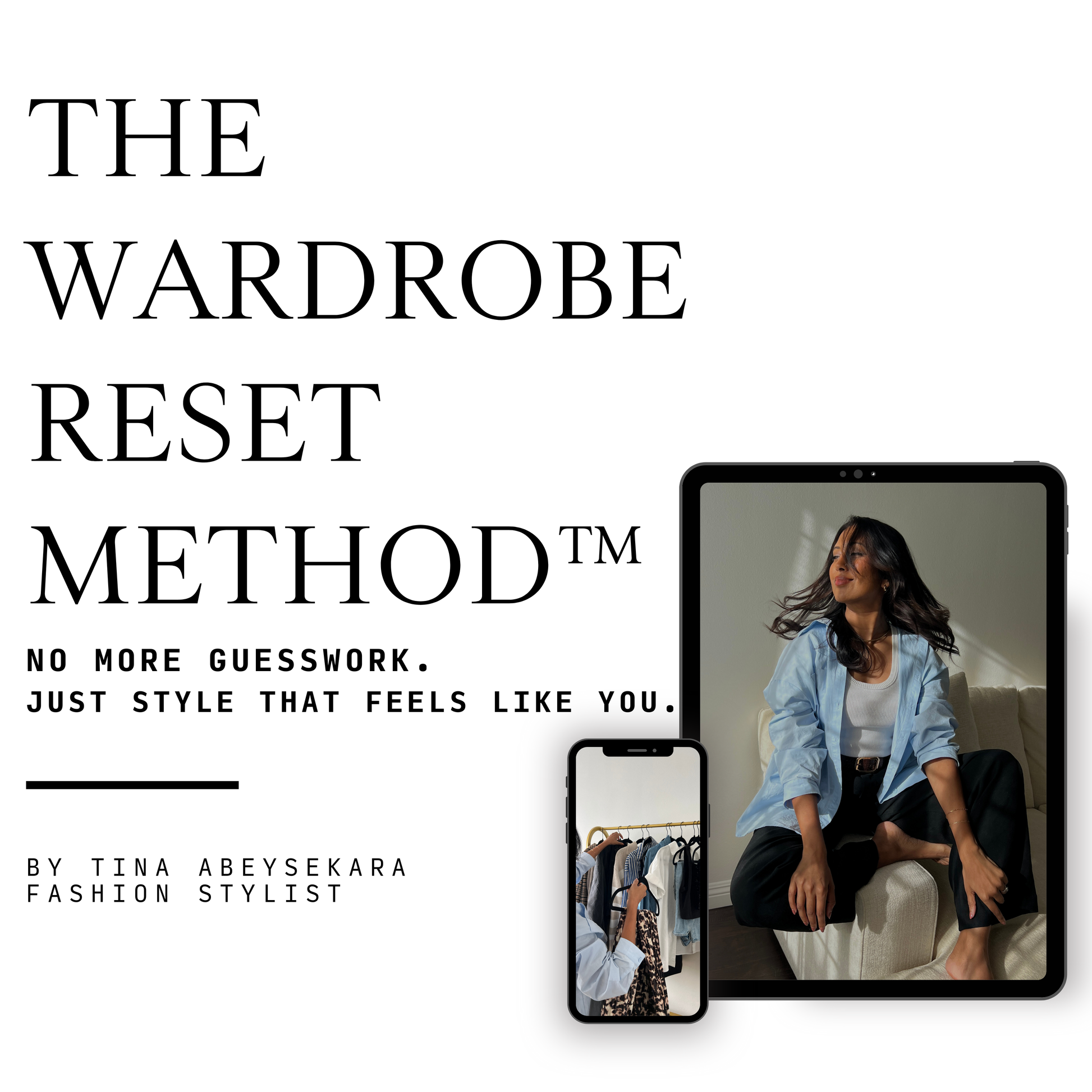 Learn how to declutter your closet and rebuild an intentional wardrobe with The Wardrobe Reset Method